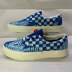 solar floral slip on vans